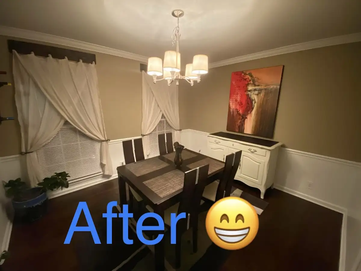 Professional dining room restoration after water damage in North Laurel