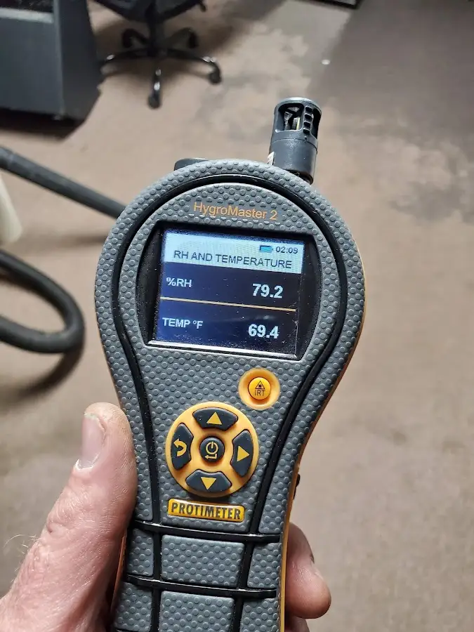 Moisture meter humidity assessment for Fire & Smoke Damage Restoration in North Laurel